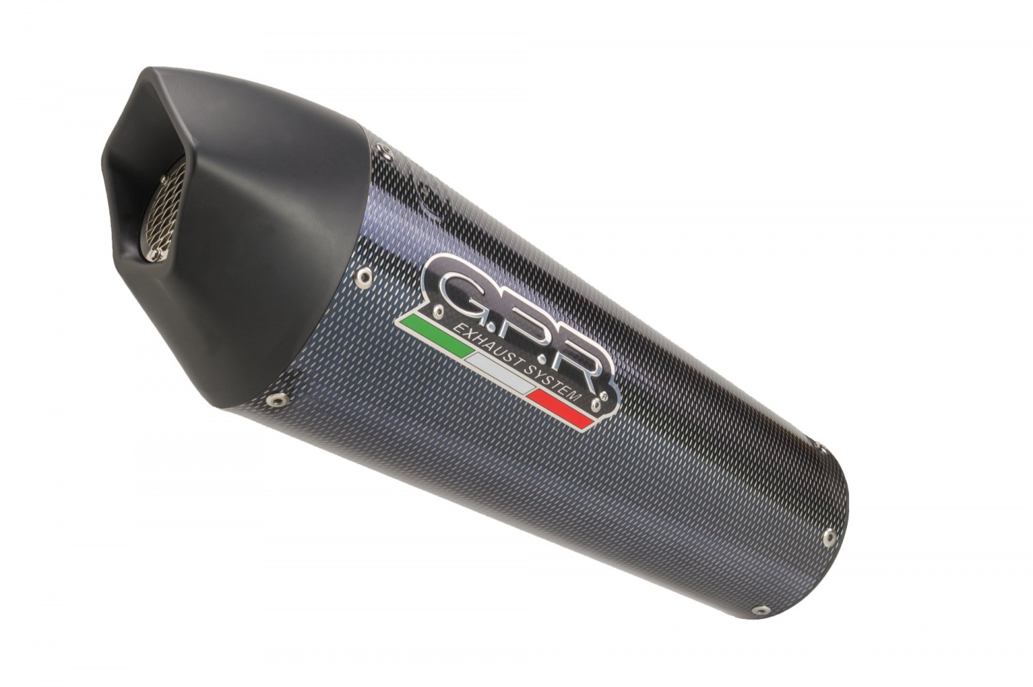 Slip-on exhaust GPR GP EVO4 VO.6.GPAN.PO Carbon look including removable db killer and link pipe