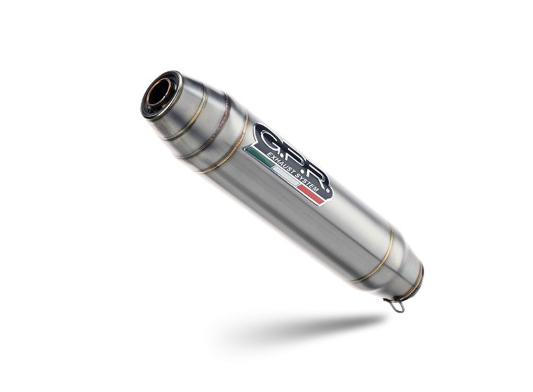 Slip-on exhaust GPR DEEPTONE T.90.DE Brushed Stainless steel