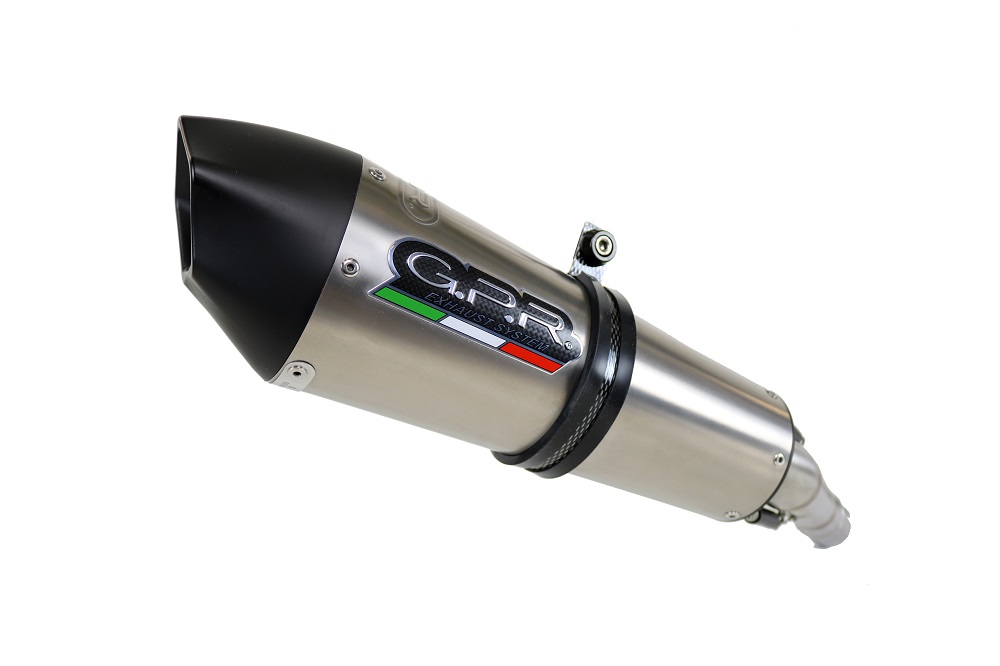 Slip-on exhaust GPR GPE ANN. Y.194.GPAN.TO Brushed Titanium including removable db killer and link pipe