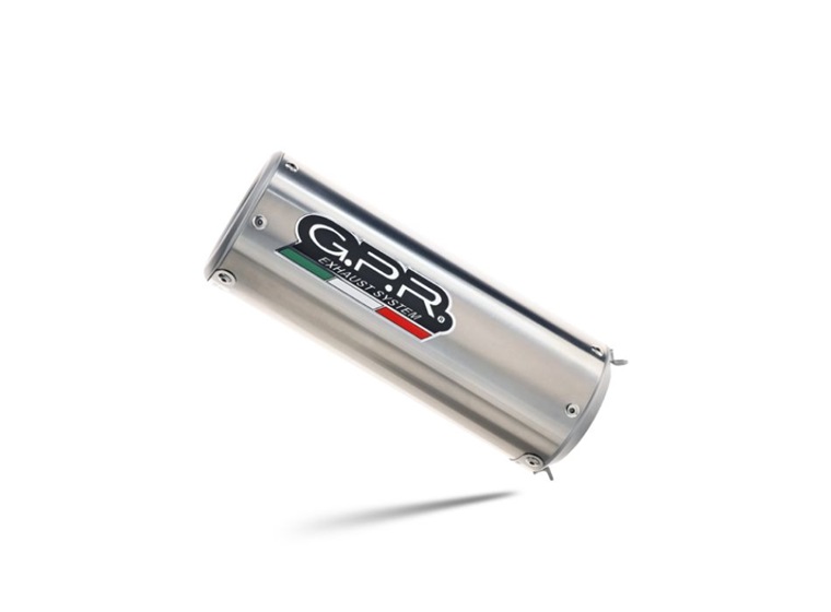 Slip-on exhaust GPR M3 BE.14.RACEDB.M3.INOX Brushed Stainless steel