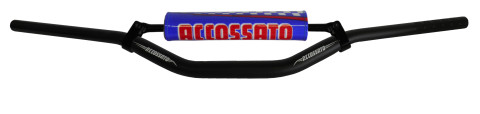 Handlebar ACCOSSATO aluminium, 28.5 mm Crni