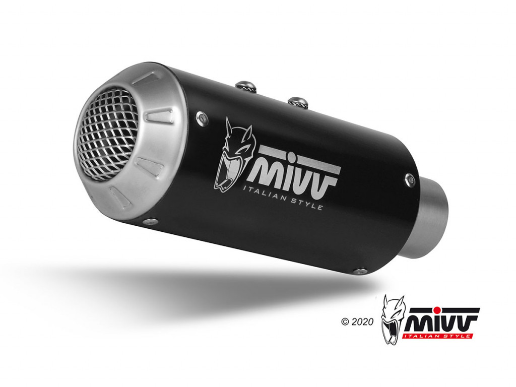 Silencer MIVV MK3 H.075.SM3B Black Stainless Steel for HONDA CB 500 F 2019-2024