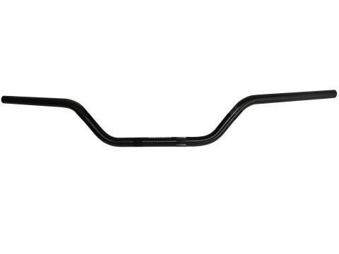 Handlebar ACCOSSATO HB015 Aluminium Made With Constant Diameter - 22 mm - For Quad Atv Crni