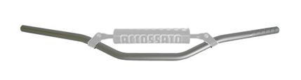 Handlebar ACCOSSATO HB051 Aluminium Made With Constant Diameter - 22 mm silver