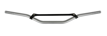 Handlebar ACCOSSATO HB052 Aluminium Made With Constant Diameter - 22 mm silver