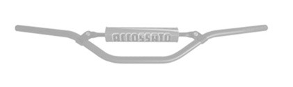 Handlebar ACCOSSATO HB054 Aluminium Made With Constant Diameter - 22 mm silver