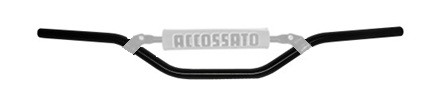 Handlebar ACCOSSATO HB056 Aluminium Made With Constant Diameter - 22 mm Crni