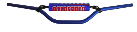 Handlebar ACCOSSATO HB067 Aluminium Made With Constant Diameter - 22 mm silver