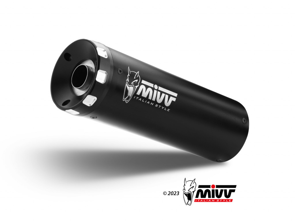 2 silencers kit MIVV HR-1 HD.004.LH1BA Crni for HARLEY DAVIDSON RH 1250 S Sportster 2021-2024