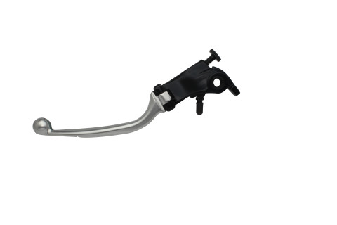 Adjustable folding lever ACCOSSATO LV015 in aluminium for original clutch master cylinders silver