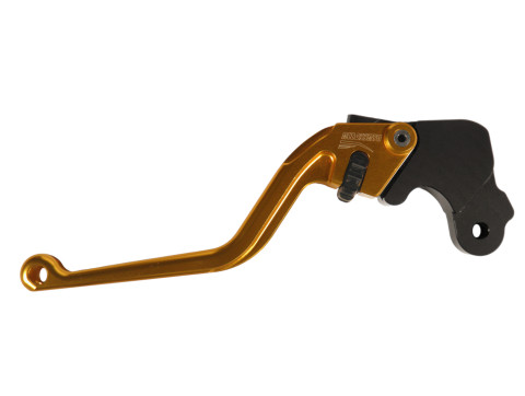 Clutch Lever ACCOSSATO ESC037 fixed CNC-worked aluminium, gold