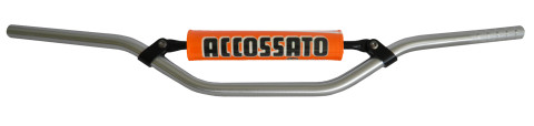 Handlebar ACCOSSATO aluminium, 22 mm silver