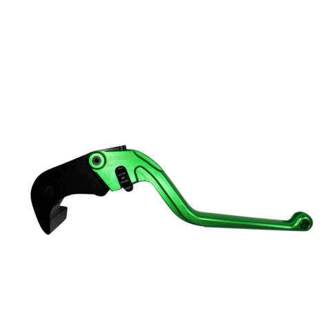 Brake lever ACCOSSATO EDF035 fixed CNC-worked aluminium, green