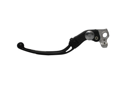 Adjustable folding lever ACCOSSATO LV010 in aluminium for original clutch master cylinders Crni
