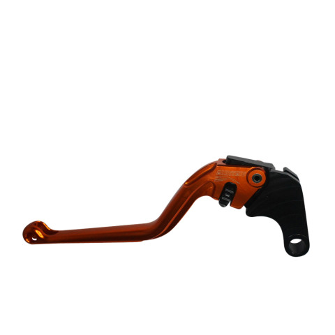 Clutch Lever ACCOSSATO ESH065 fixed CNC-worked aluminium, orange