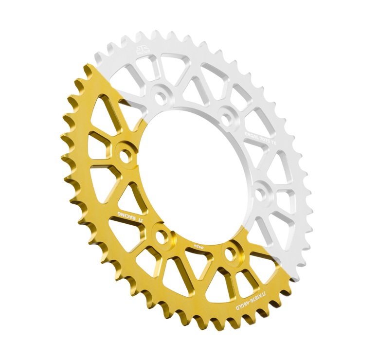 Rear ALU sprocket JT JTA 1316-43GLD 43T, 520 Zlat