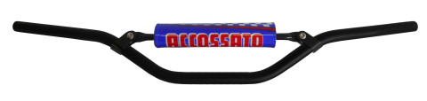 Handlebar ACCOSSATO aluminium, 22 mm Crni