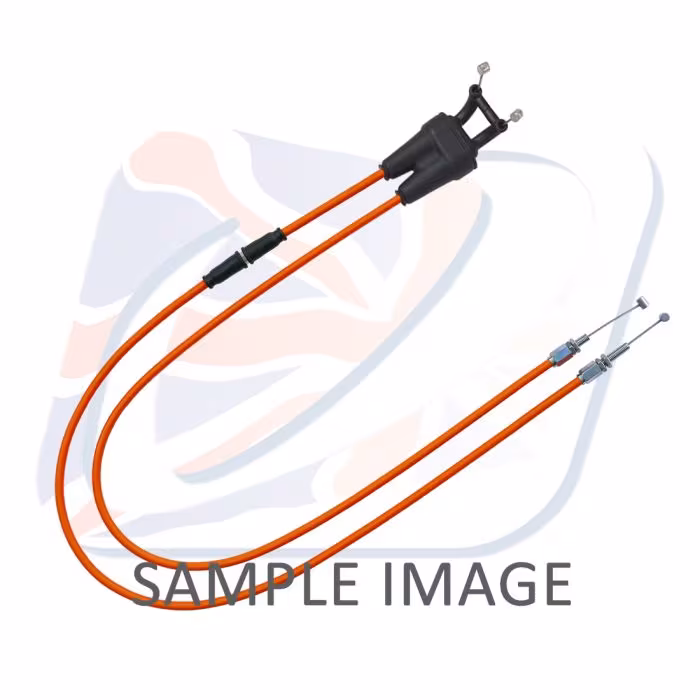 Throttle cable (pair) Venhill K01-4-059 featherlight Orange