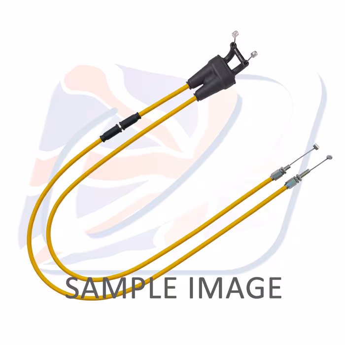 Throttle cable (pair) Venhill K01-4-066 featherlight Yellow
