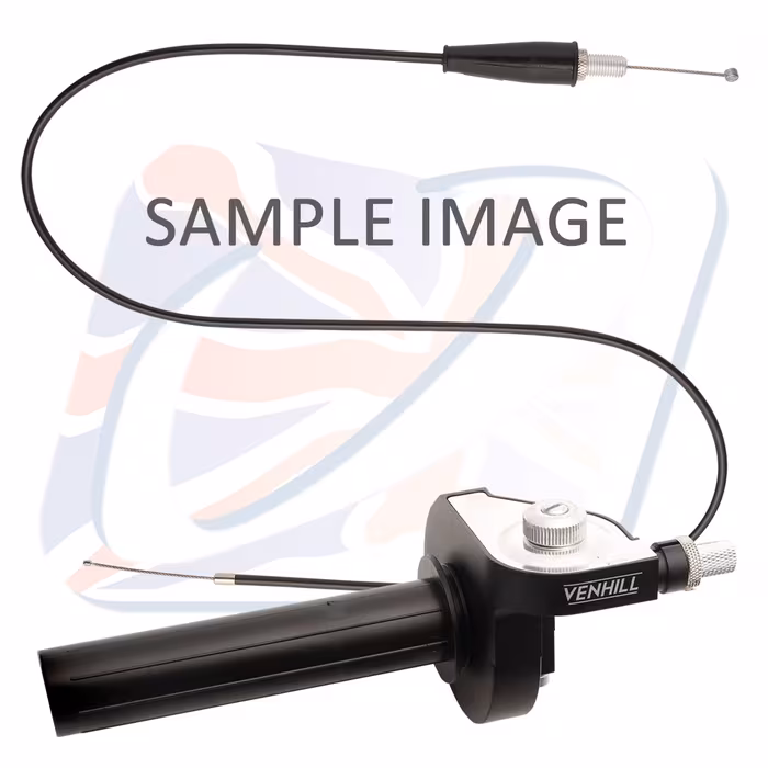 Twistgrip conversion Venhill K02-4-035/9 600A Crni