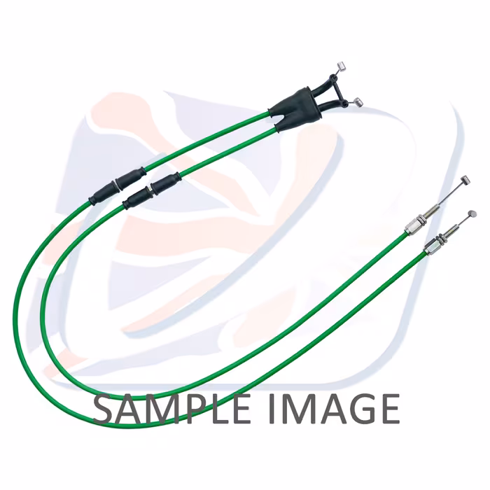 Throttle cables (pair) Venhill K02-4-059 featherlight Green