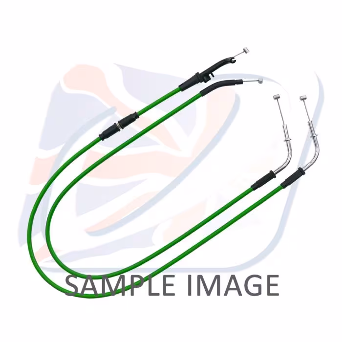 Throttle cables (pair) Venhill K02-4-062 featherlight Green