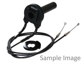 Fast action twistgrip 888 Venhill K02-4-104/888 including cable