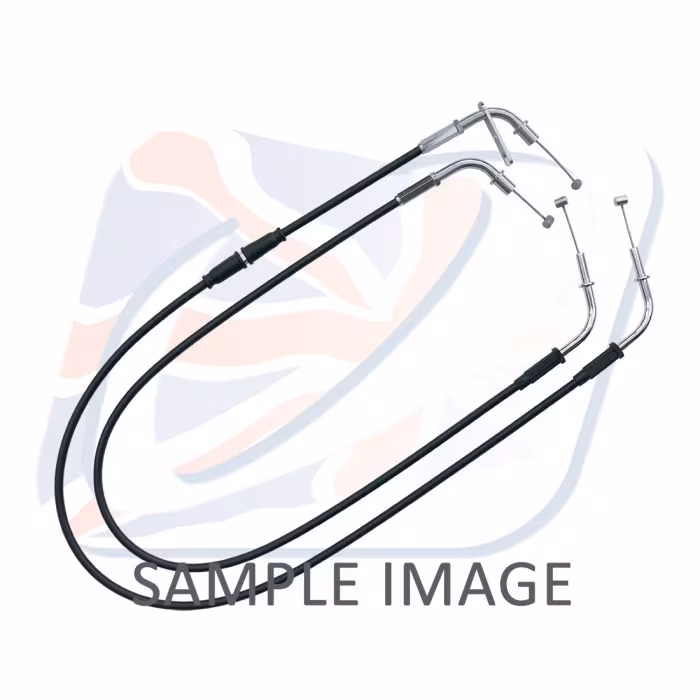 Throttle cables (pair) Venhill K02-4-122 Crni