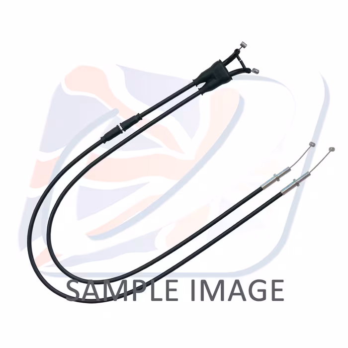 Throttle cables (pair) Venhill K02-4-123 Crni