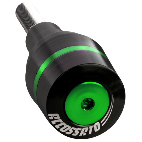 Crash pads ACCOSSATO TP014 with screw cover green