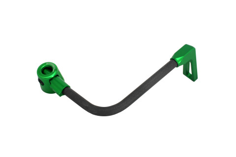 Lever guard ACCOSSATO DE006 with black hose and joint right, carbon