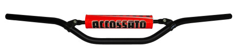 Handlebar ACCOSSATO HB057 Aluminium Made With Constant Diameter - 22 mm crven