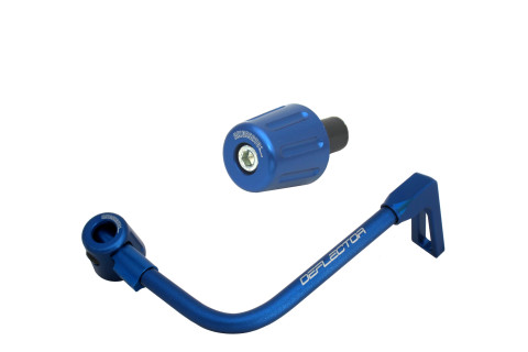 Lever guard in aluminium + left end ACCOSSATO DE004 with blue hose and joint right