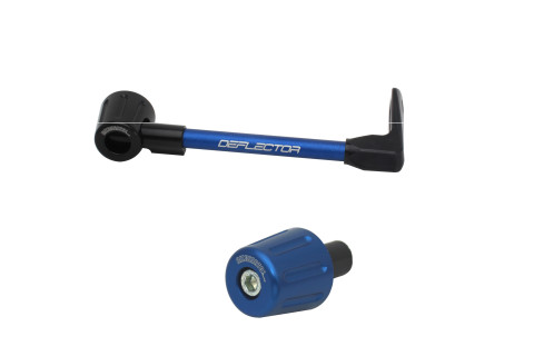 Lever guard in aluminium + left end ACCOSSATO DE004 with blue hose and joint right