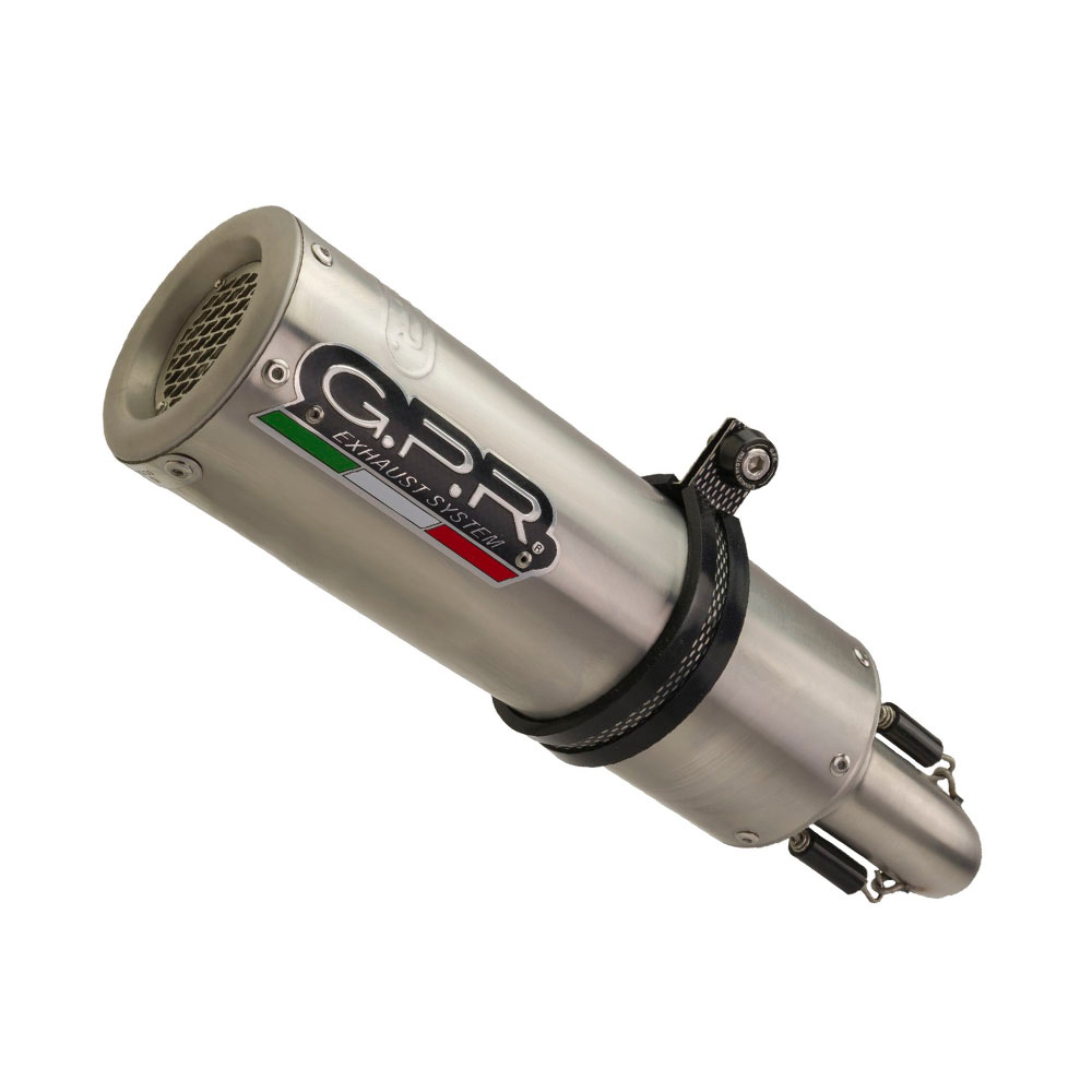 Slip-on exhaust GPR M3 S.192.1.M3.INOX Brushed Stainless steel including removable db killer and link pipe