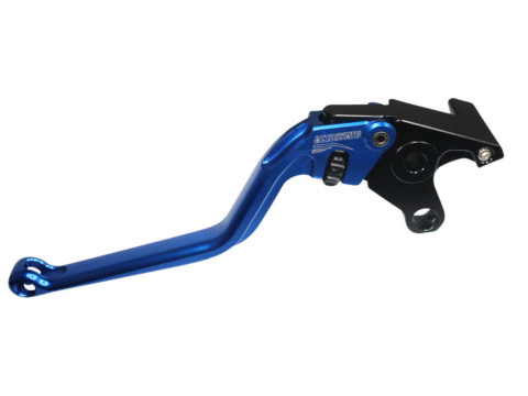 Clutch Lever ACCOSSATO ESS031 fixed CNC-worked aluminium, blue