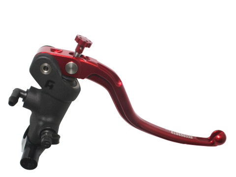 Radial brake master cylinder ACCOSSATO PC013 19 x 20 with fixed lever,red