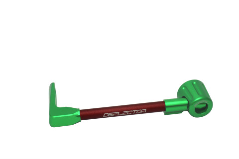 Lever guard ACCOSSATO DE002 with red hose and joint left, aluminium