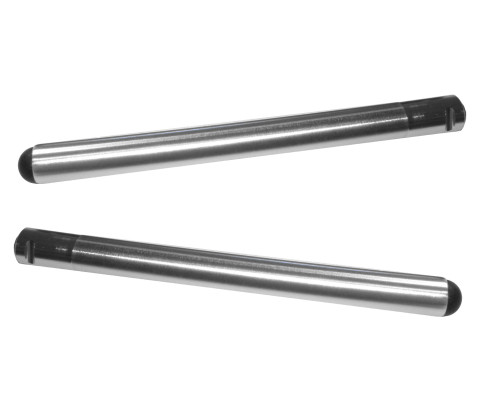 Clip-ons ACCOSSATO TB003 aluminium, 280mm with caps, Silver