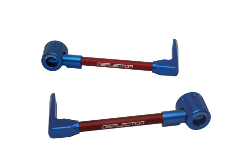 Lever guard ACCOSSATO DE003 with red hose and joint right + left , aluminium