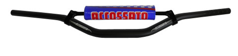 Handlebar ACCOSSATO aluminium, 28.5 mm Crni