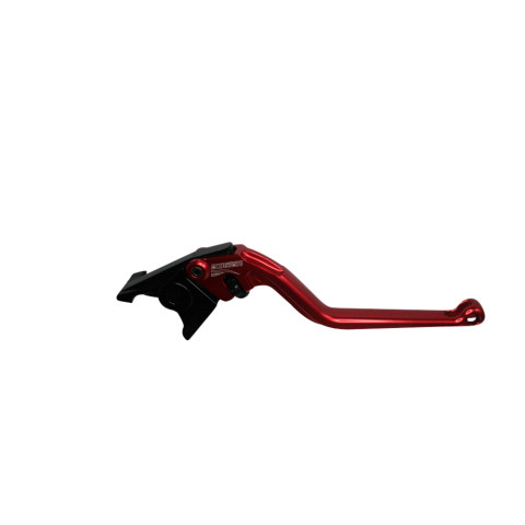 Brake lever ACCOSSATO EDF021 fixed CNC-worked aluminium, red