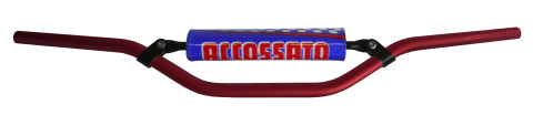 Handlebar ACCOSSATO aluminium, 22 mm crven