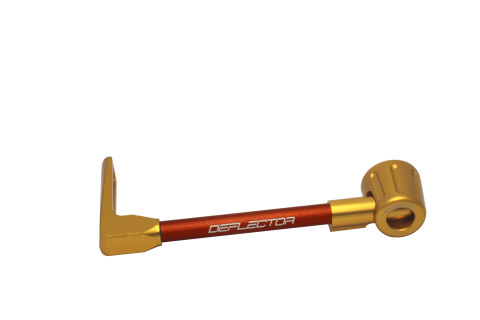 Lever guard ACCOSSATO DE002 with orange hose and joint left, aluminium