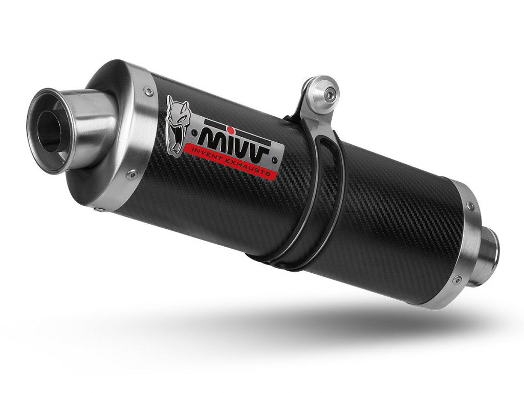 Silencer MIVV OVAL S.001.LE Carbon BIG for SUZUKI GSX-R 600 1996-2000, SUZUKI GSX-R 750 1996-2000