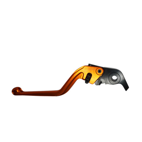 Clutch Lever ACCOSSATO ESH011 fixed CNC-worked aluminium, orange