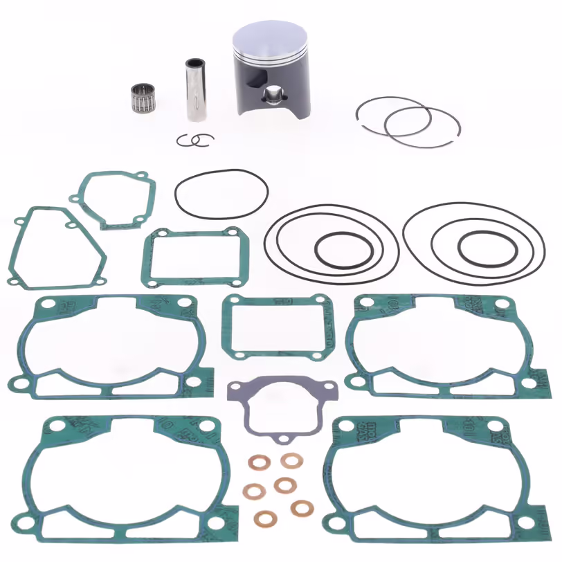 Top End Piston Kit ATHENA P4C0664019001A (Cast 2-Stroke Piston d66,34 mm) with Top End Gasket Kit