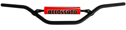 Handlebar ACCOSSATO aluminium, 22 mm Crni