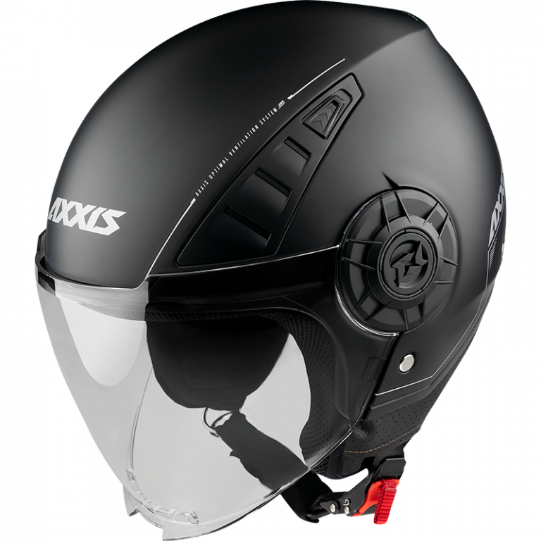 JET helmet AXXIS METRO solid A1 black gloss S
