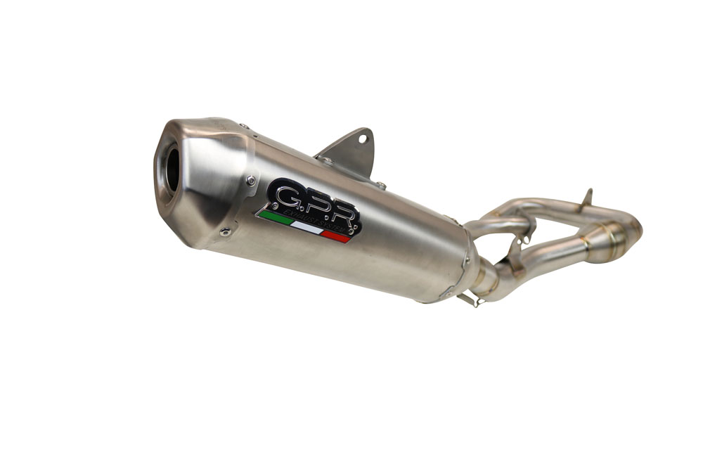 Slip-on exhaust GPR PENTACROSS PNT.MX.30.IO Brushed Stainless steel including link pipe